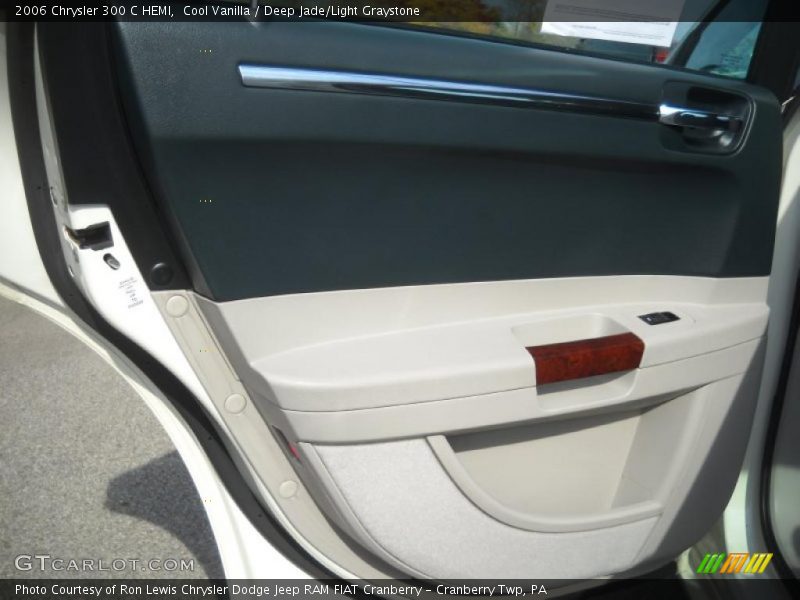 Cool Vanilla / Deep Jade/Light Graystone 2006 Chrysler 300 C HEMI