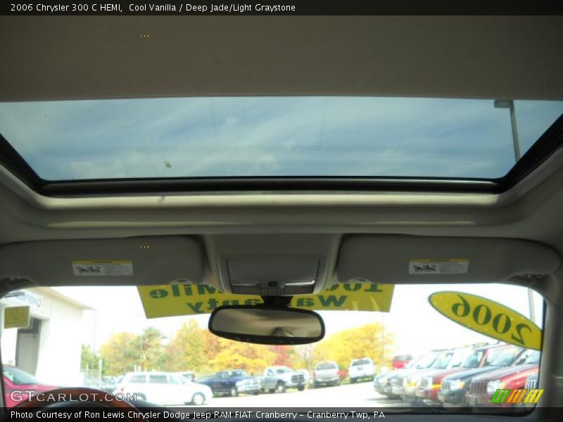 Cool Vanilla / Deep Jade/Light Graystone 2006 Chrysler 300 C HEMI