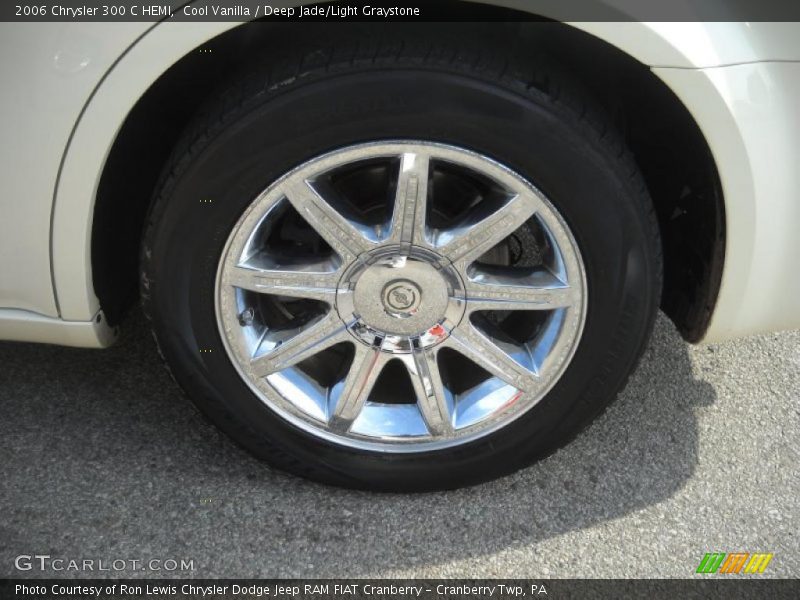 Cool Vanilla / Deep Jade/Light Graystone 2006 Chrysler 300 C HEMI
