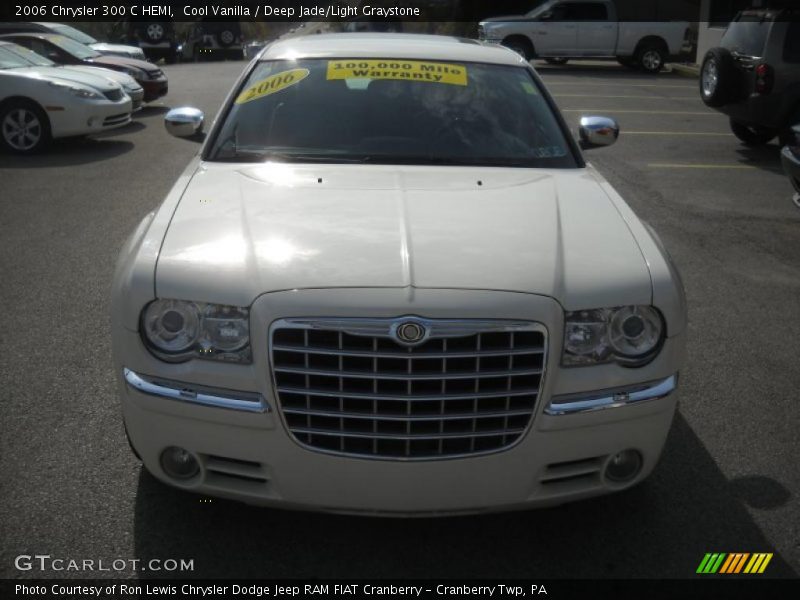 Cool Vanilla / Deep Jade/Light Graystone 2006 Chrysler 300 C HEMI