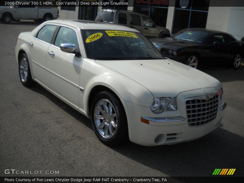 Cool Vanilla / Deep Jade/Light Graystone 2006 Chrysler 300 C HEMI