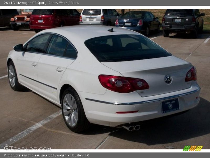 Candy White / Black 2011 Volkswagen CC Sport