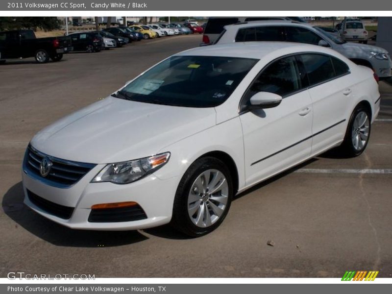 Candy White / Black 2011 Volkswagen CC Sport