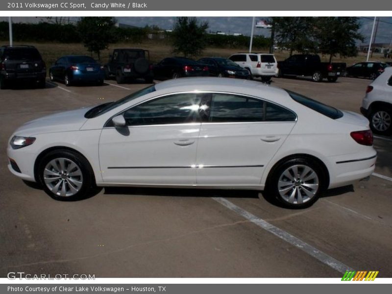 Candy White / Black 2011 Volkswagen CC Sport