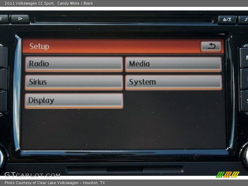 Navigation of 2011 CC Sport