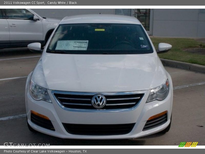 Candy White / Black 2011 Volkswagen CC Sport