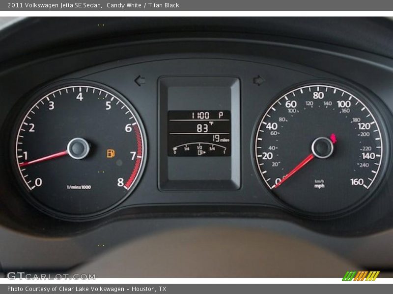  2011 Jetta SE Sedan SE Sedan Gauges