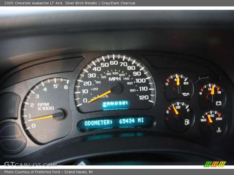 Silver Birch Metallic / Gray/Dark Charcoal 2005 Chevrolet Avalanche LT 4x4