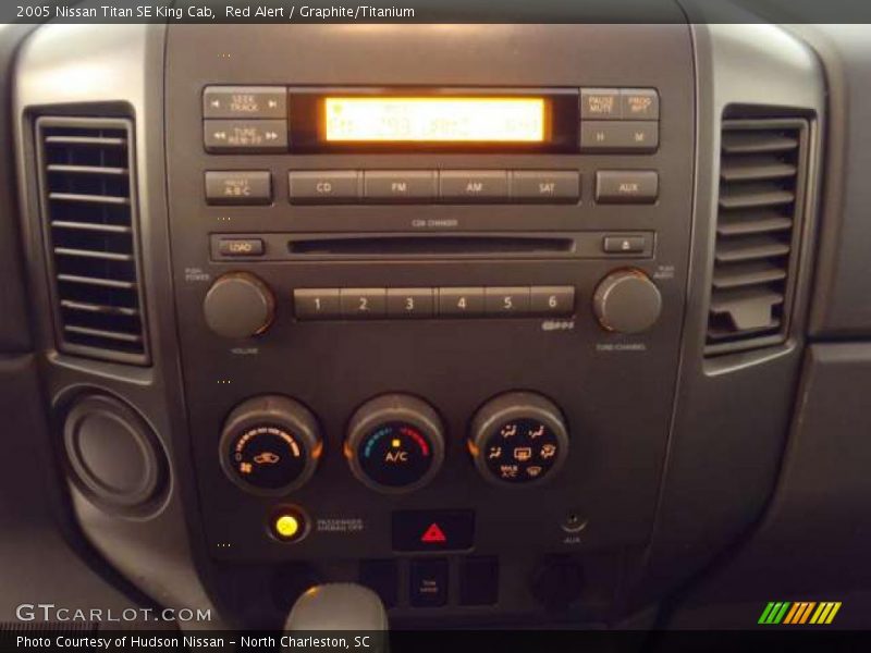Controls of 2005 Titan SE King Cab