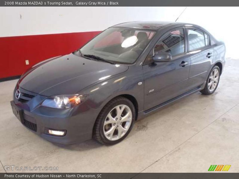 Galaxy Gray Mica / Black 2008 Mazda MAZDA3 s Touring Sedan