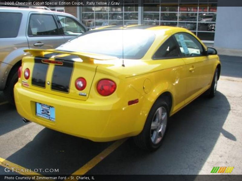 Rally Yellow / Gray 2008 Chevrolet Cobalt Special Edition Coupe