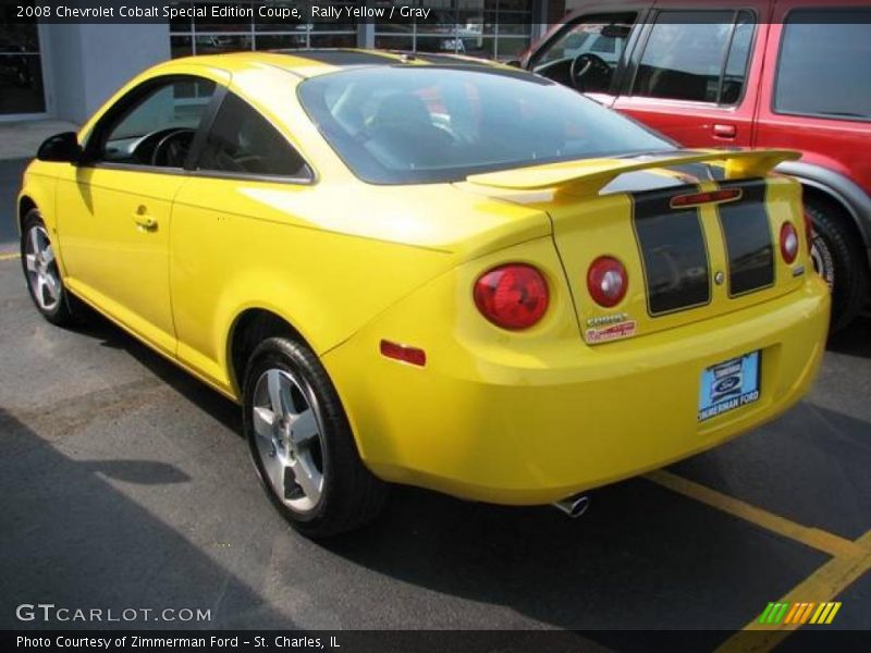 Rally Yellow / Gray 2008 Chevrolet Cobalt Special Edition Coupe