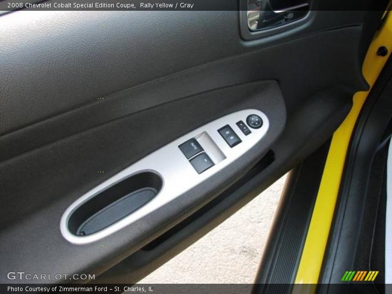 Rally Yellow / Gray 2008 Chevrolet Cobalt Special Edition Coupe