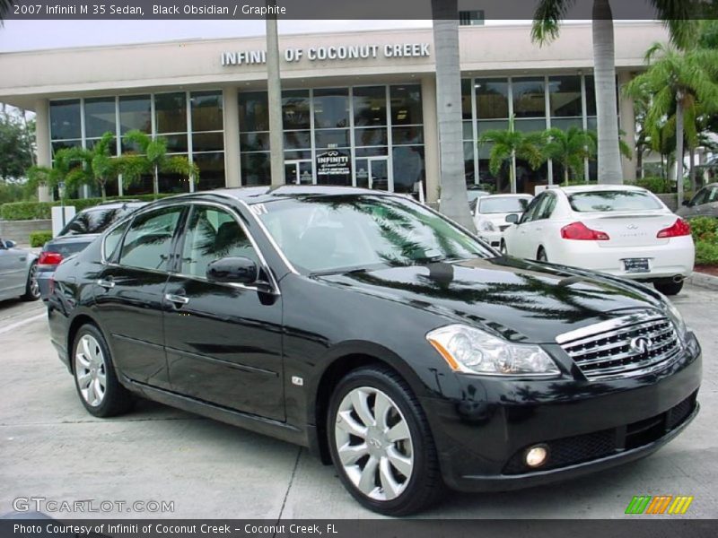 Black Obsidian / Graphite 2007 Infiniti M 35 Sedan