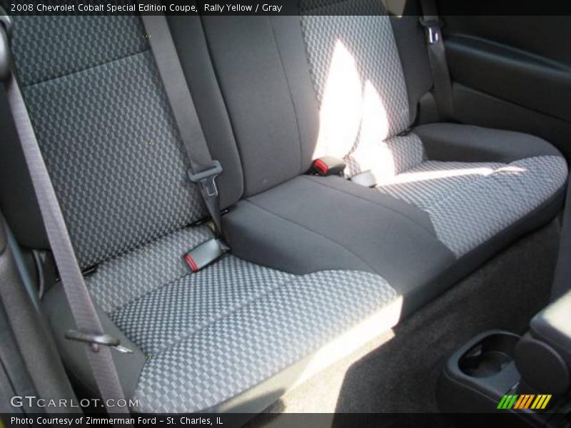 Rally Yellow / Gray 2008 Chevrolet Cobalt Special Edition Coupe