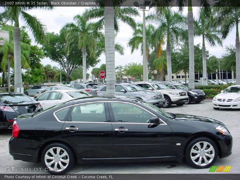 Black Obsidian / Graphite 2007 Infiniti M 35 Sedan