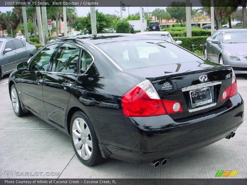 Black Obsidian / Graphite 2007 Infiniti M 35 Sedan