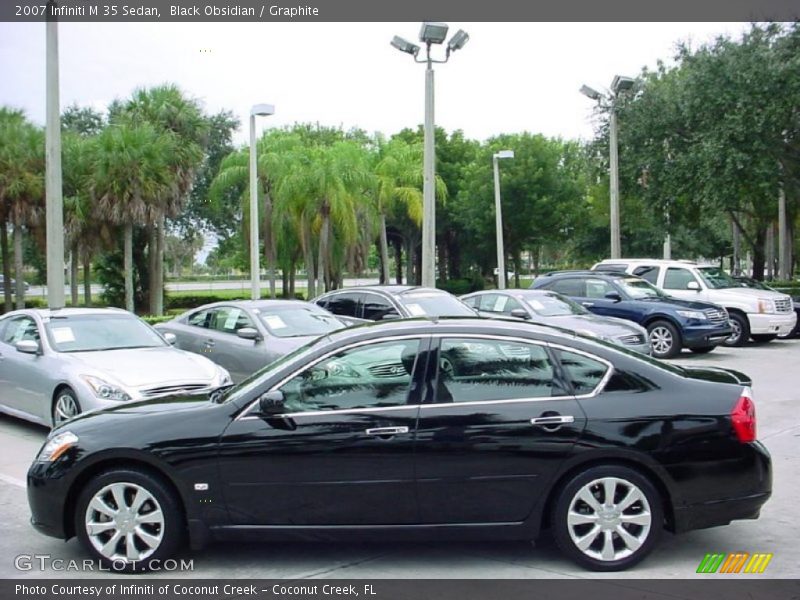 Black Obsidian / Graphite 2007 Infiniti M 35 Sedan