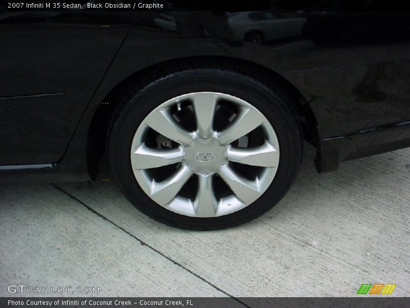 Black Obsidian / Graphite 2007 Infiniti M 35 Sedan