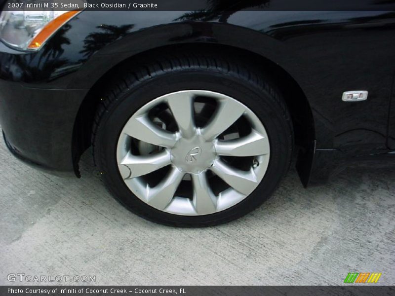 Black Obsidian / Graphite 2007 Infiniti M 35 Sedan