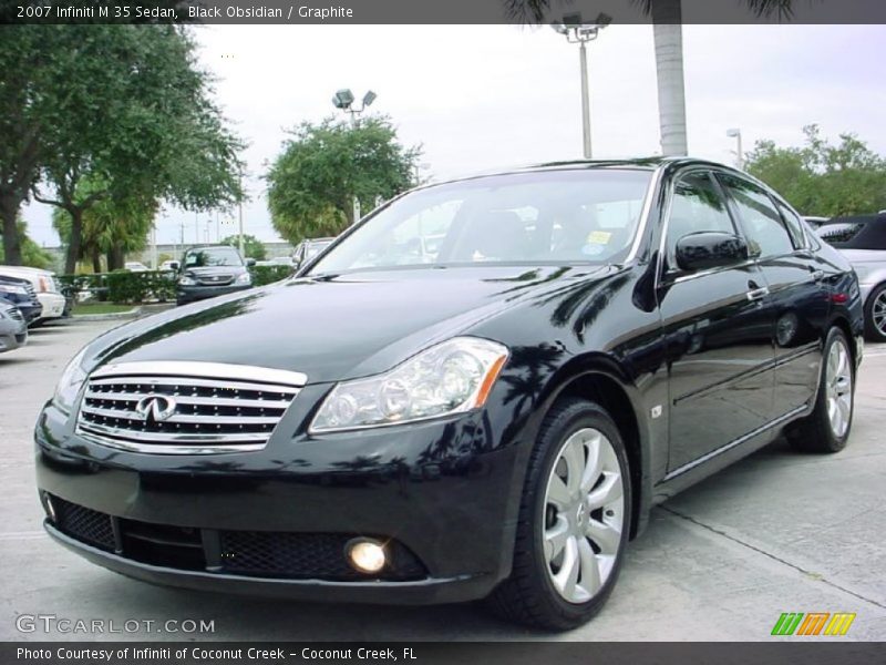 Black Obsidian / Graphite 2007 Infiniti M 35 Sedan