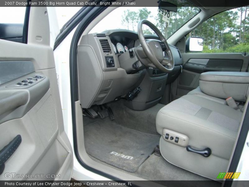  2007 Ram 3500 Big Horn Quad Cab Dually Khaki Interior