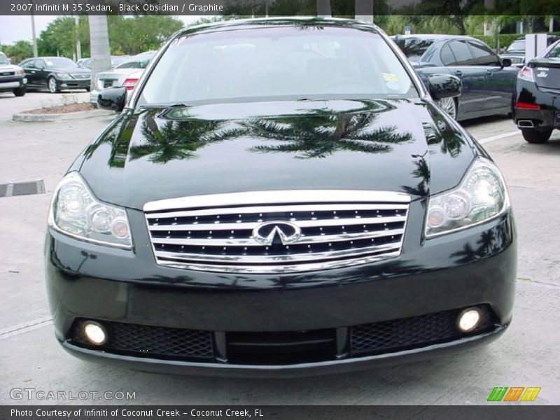 Black Obsidian / Graphite 2007 Infiniti M 35 Sedan