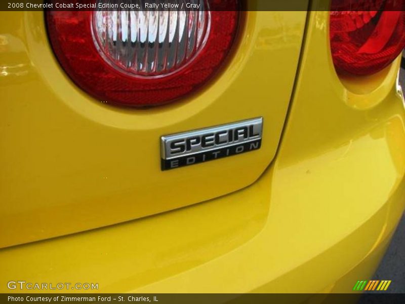 Rally Yellow / Gray 2008 Chevrolet Cobalt Special Edition Coupe