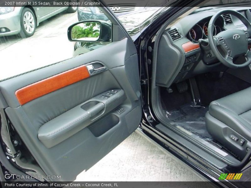 Black Obsidian / Graphite 2007 Infiniti M 35 Sedan