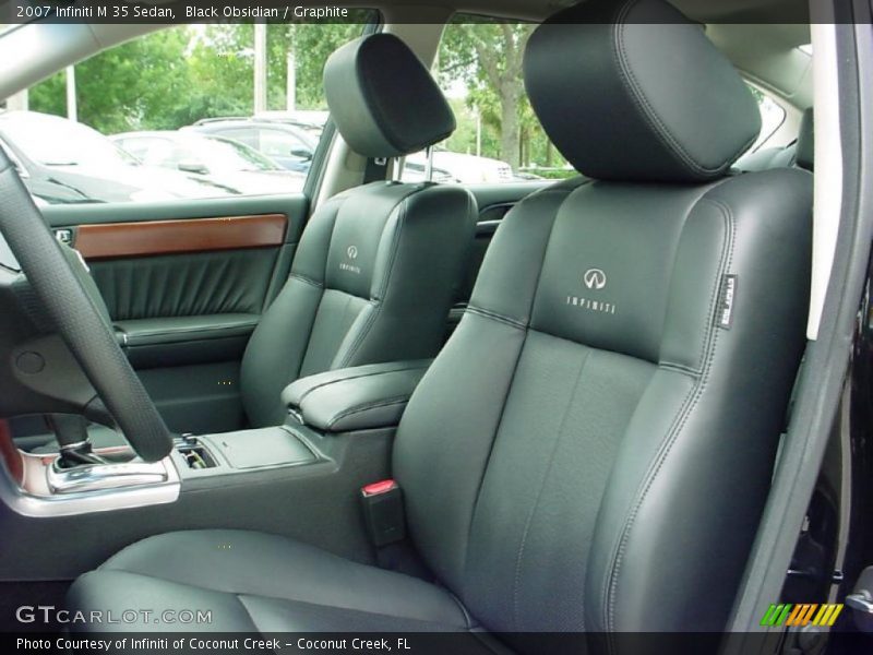 Black Obsidian / Graphite 2007 Infiniti M 35 Sedan