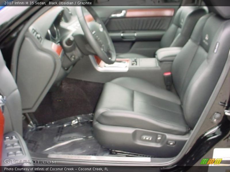 Black Obsidian / Graphite 2007 Infiniti M 35 Sedan