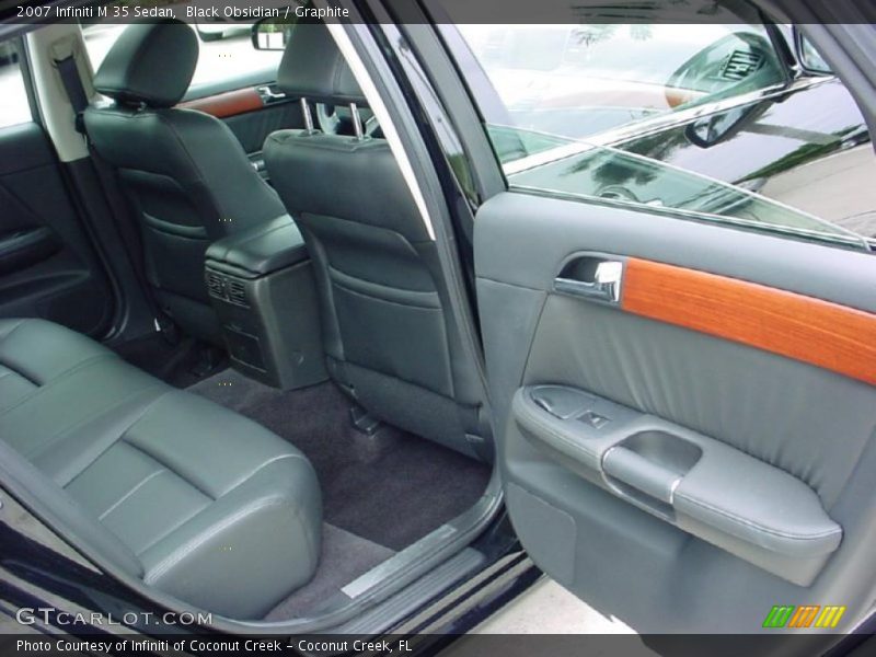 Black Obsidian / Graphite 2007 Infiniti M 35 Sedan