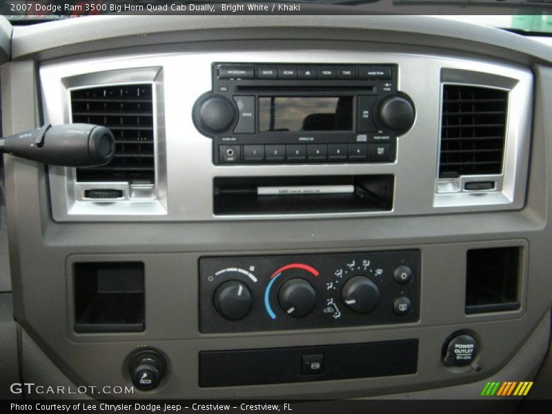 Controls of 2007 Ram 3500 Big Horn Quad Cab Dually