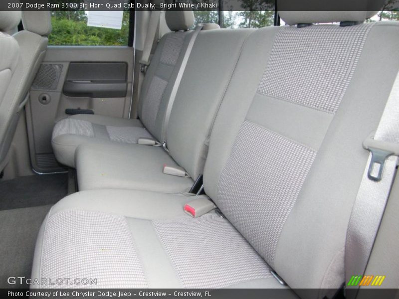  2007 Ram 3500 Big Horn Quad Cab Dually Khaki Interior