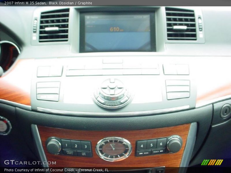 Black Obsidian / Graphite 2007 Infiniti M 35 Sedan