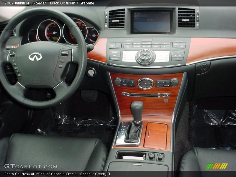 Black Obsidian / Graphite 2007 Infiniti M 35 Sedan