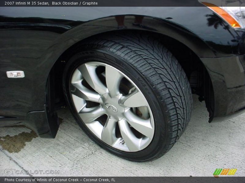 Black Obsidian / Graphite 2007 Infiniti M 35 Sedan