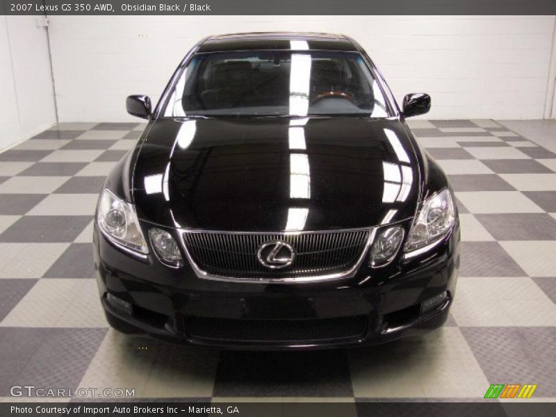 Obsidian Black / Black 2007 Lexus GS 350 AWD