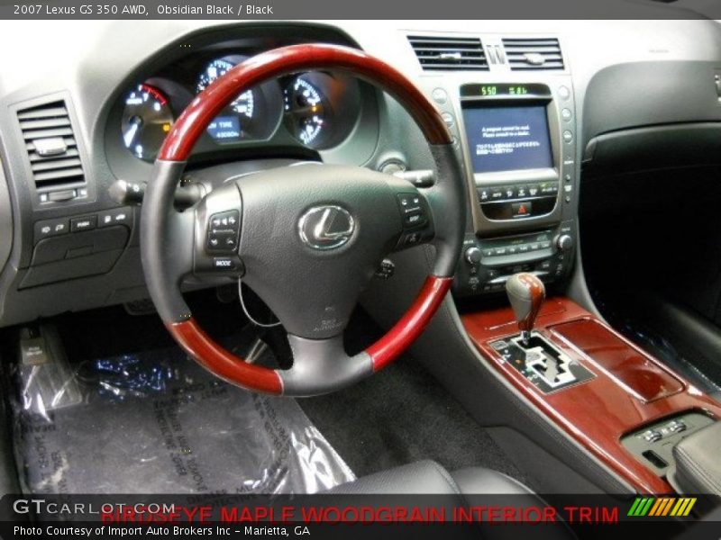 Obsidian Black / Black 2007 Lexus GS 350 AWD