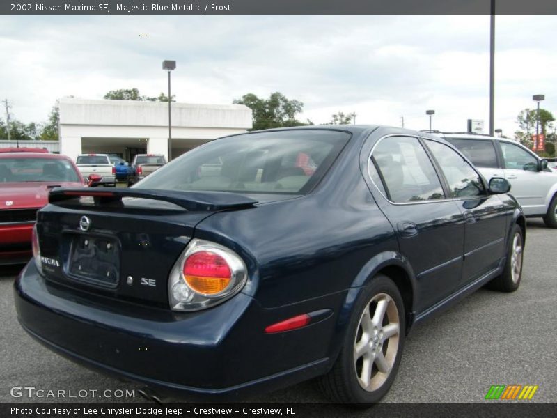 Majestic Blue Metallic / Frost 2002 Nissan Maxima SE