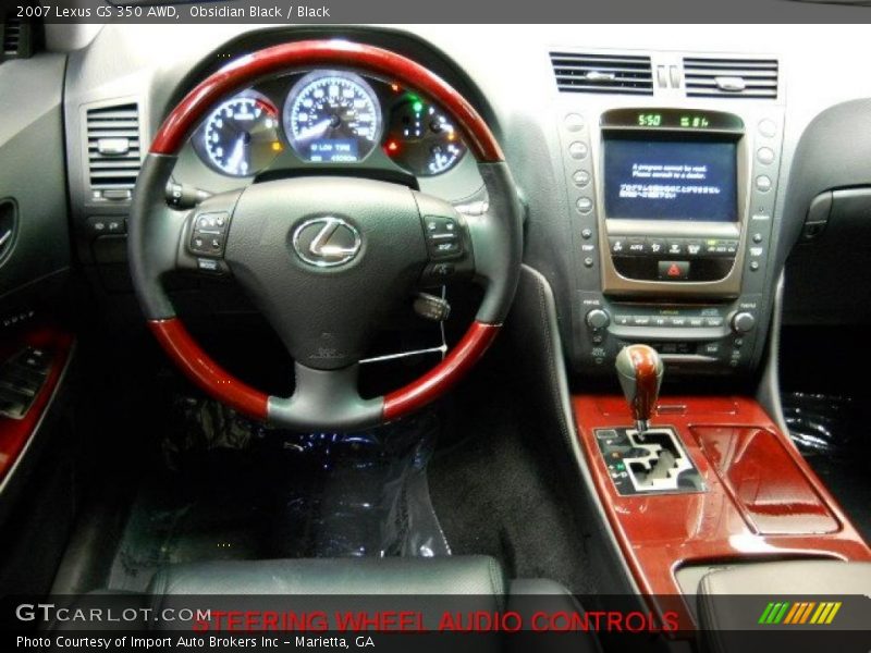 Obsidian Black / Black 2007 Lexus GS 350 AWD