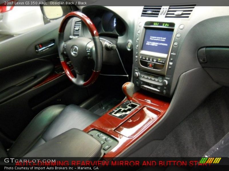 Obsidian Black / Black 2007 Lexus GS 350 AWD