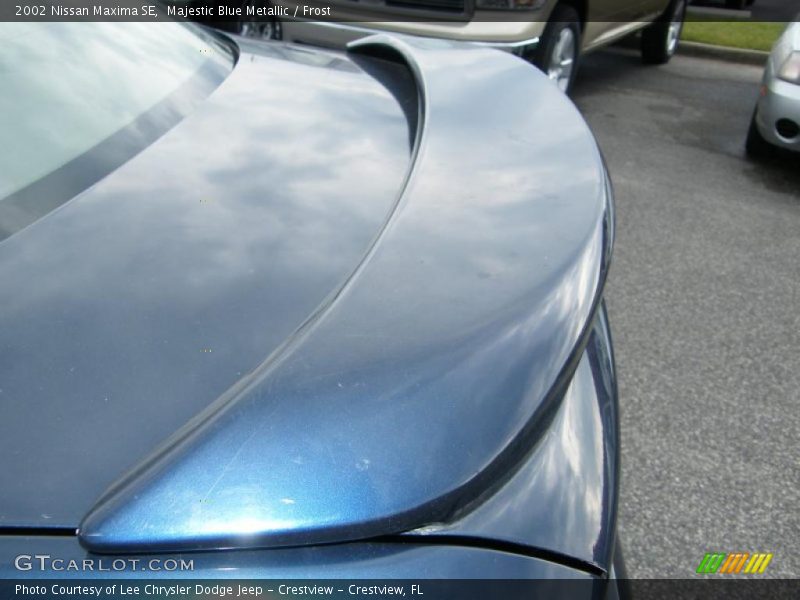 Majestic Blue Metallic / Frost 2002 Nissan Maxima SE