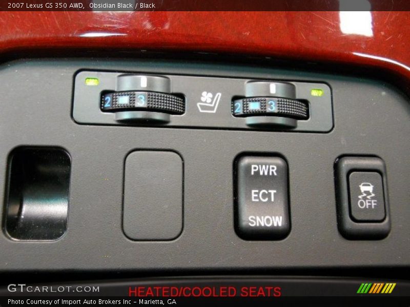 Obsidian Black / Black 2007 Lexus GS 350 AWD