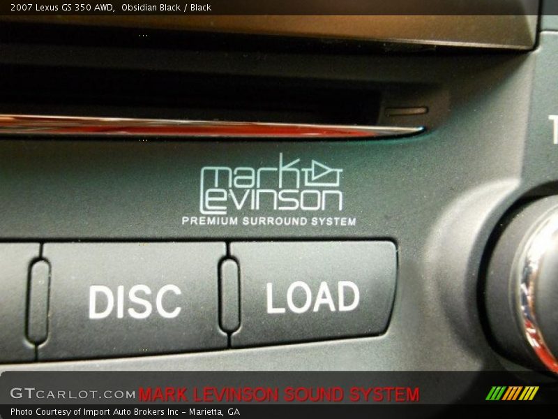 Obsidian Black / Black 2007 Lexus GS 350 AWD