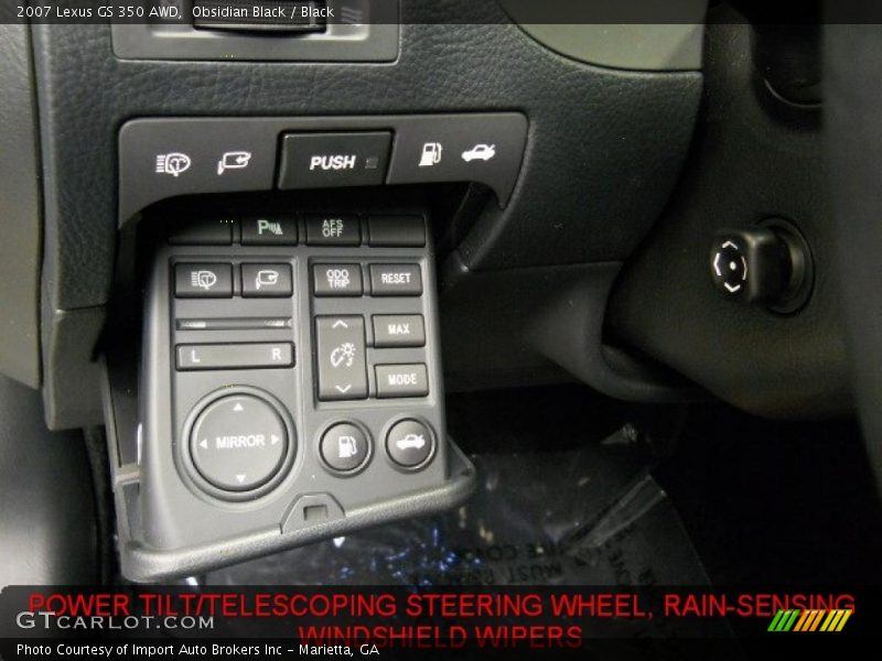 Obsidian Black / Black 2007 Lexus GS 350 AWD