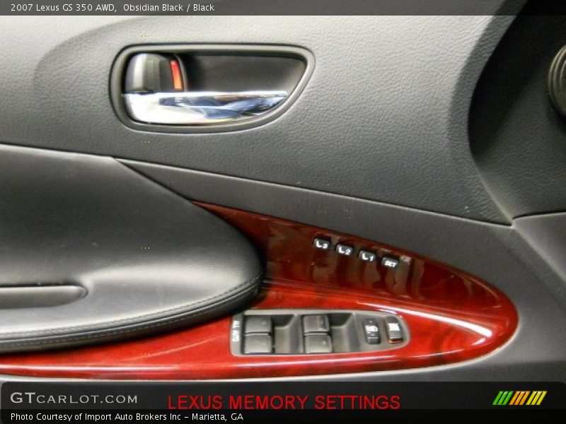 Obsidian Black / Black 2007 Lexus GS 350 AWD