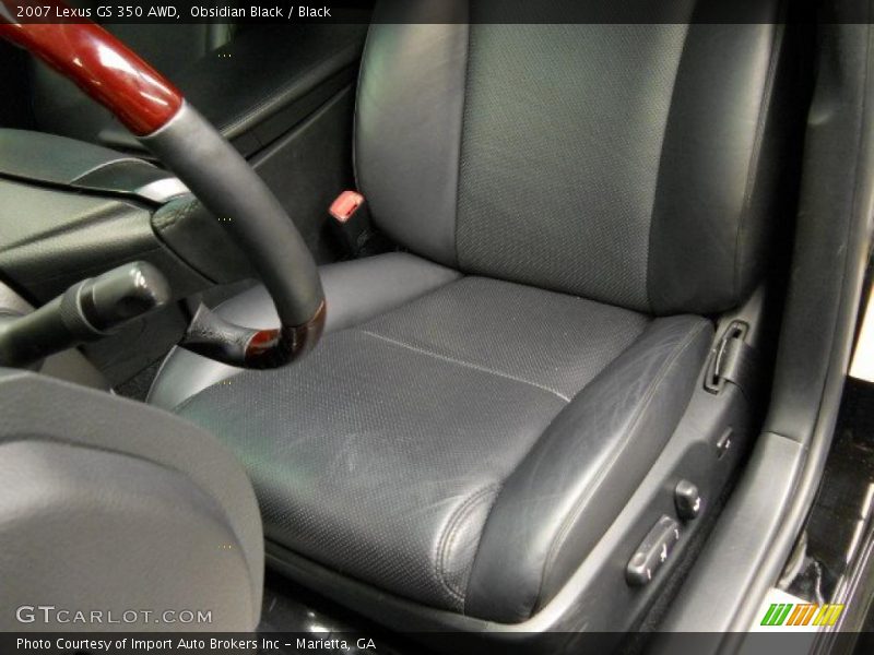 Obsidian Black / Black 2007 Lexus GS 350 AWD