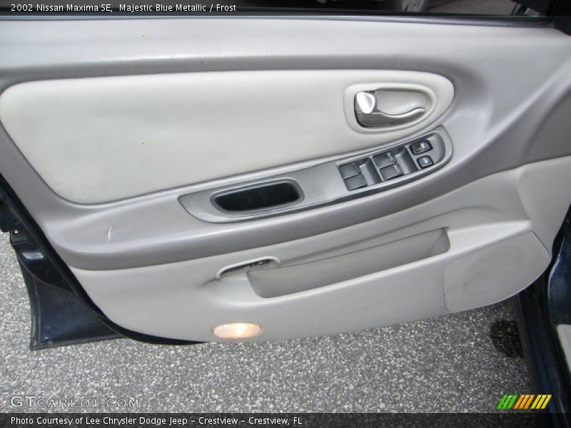 Majestic Blue Metallic / Frost 2002 Nissan Maxima SE