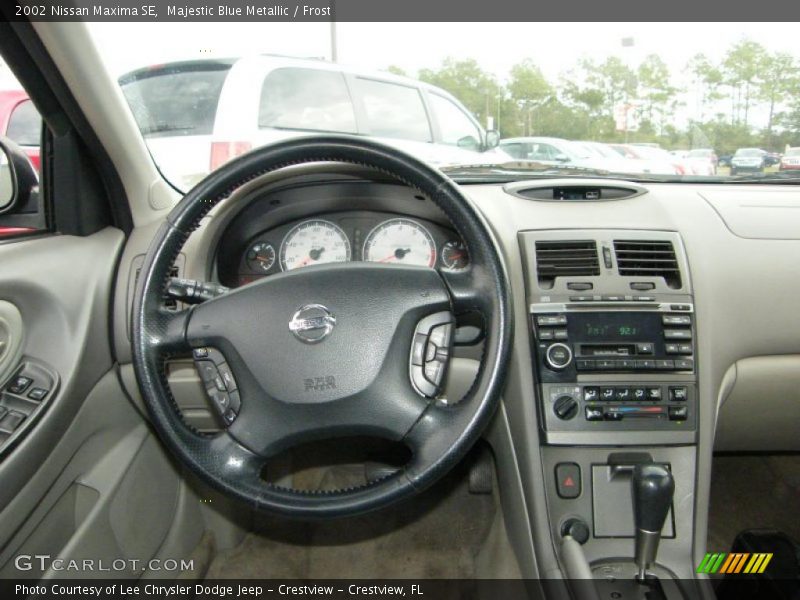 Majestic Blue Metallic / Frost 2002 Nissan Maxima SE